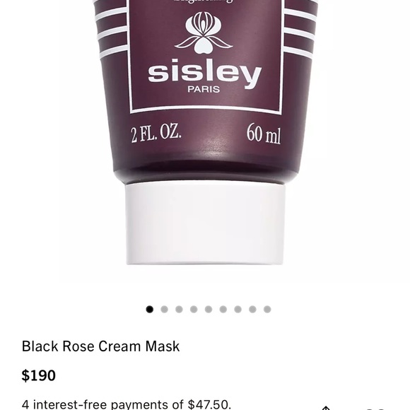 SOLD! BNIB & Sealed Sisley Paris Black Rose Mask➕Black Rose Precious Face Oil🥀 - Picture 5 of 8